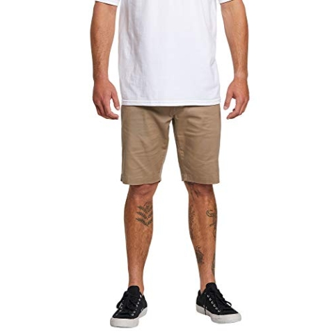 Volcom Herren Frickin Chino Freizeit-Shorts, Khaki, Größe 32