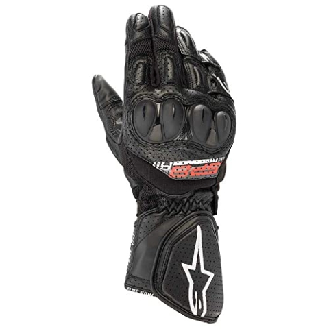 Alpinestars Motorradhandschuhe kurz Motorrad Handschuh SP-8 V3 AIR Sporthandschuh schwarz XL, Unisex, Sportler, Ganzjährig, Leder