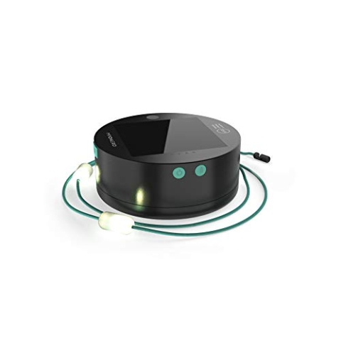 MPOWERD Luci-Solar-Lichterkette und Handy-Ladegerät, 5,5-m-Kabel, 100 Lumen mit weißen LEDs, hält bis zu 20 Stunden, wiederaufladbare Batterie über Solar oder USB, wasserdicht, Camping, Pool/Terrasse und Reisen