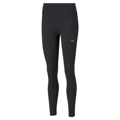 PUMA Unisex Puma Damen Mid Rise Long Tight, Schwarz, L EU
