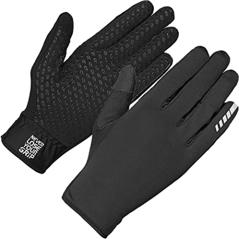 GripGrab Unisex – Erwachsene Raptor Winddichte Profi Fahrrad Übergangshandschuhe Handschuh, Schwarz, M