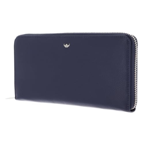Golden Head Madrid RFID Protect Zipped Wallet Blue