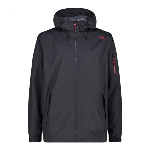 CMP - Herrenjacke mit fester Kapuze, Anthrazit, 46