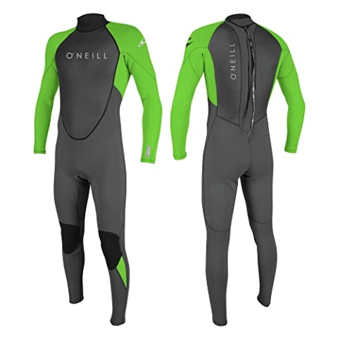 O'Neill Herren Reactor-2 3/2 Back Zip Full Wetsuit, Graph/Dayglo, L