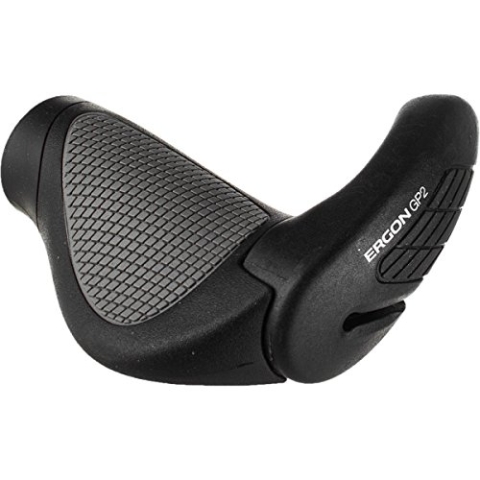 Ergon Fahrradgriff GP2 Gripshift, Schwarz, L, 42400128