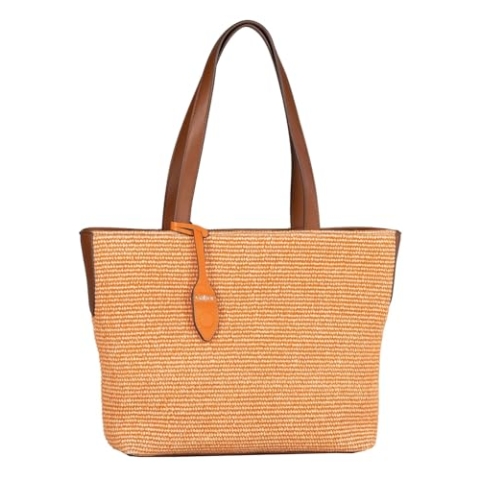Gabor bags Eleanor Damen Shopper Umhängetasche Reißverschluss Groß Orange