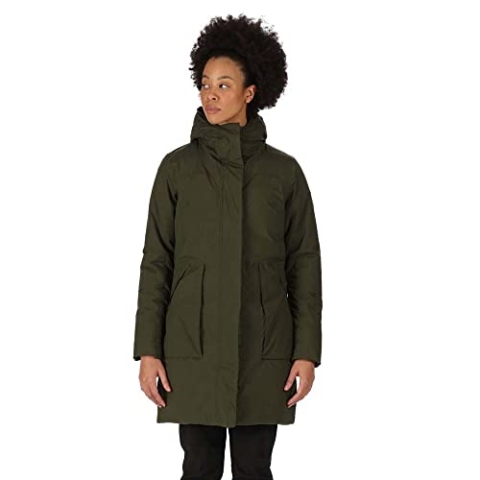 Regatta Damen Yewbank Ii Jackets Waterproof Insulated, Dark Khaki, S