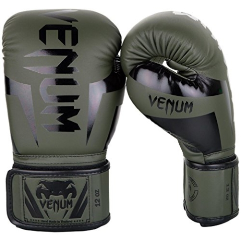 Venum Elite Boxhandschuhe - Khaki,Schwarz - 16 Oz