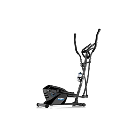 Zipro Erwachsene Magnetischer Crosstrainer Shox bis 120kg, Schwarz, One Size, einheitsgröße