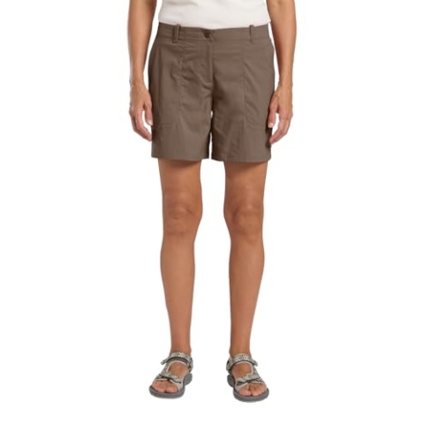 Jack Wolfskin Damen Desert Wander-Shorts, Cold Coffee, 44 EU