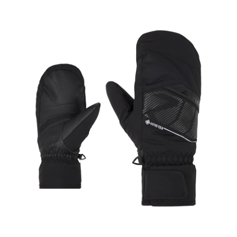Ziener Erwachsene GALIBOR Ski-Fäustling/Wintersport | Gore-Tex, warm, atmungsaktiv, Black, 10