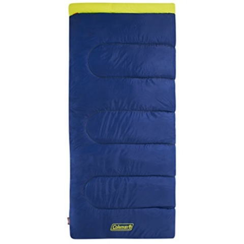 Coleman Schlafsack Heaton Peak 220, XXL Deckenschlafsack Camping, extralanger leichter Sommerschlafsack, Outdoor und Indoor nutzbar, Komforttemperatur +8° C, 220 x 100 cm