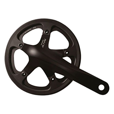 SHIMANO 2092831500 Kettenradgarnitur, Schwarz, 17