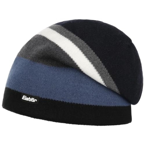 Eisbär Miron 3.0 OS Mütze RL schwarz-h.Cobalt-Grafit-Milk