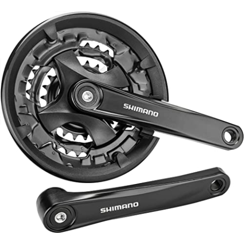 Shimano Unisex – Erwachsene Kurbelgarnitur-2092832800 Kurbelgarnitur, schwarz, 170mm