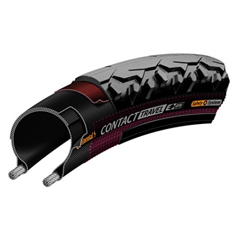 Continental Contact Travel Fahrradreifen, schwarz, 28" | 700 x 35C | 28 x 1 3/8 x 1 5/8