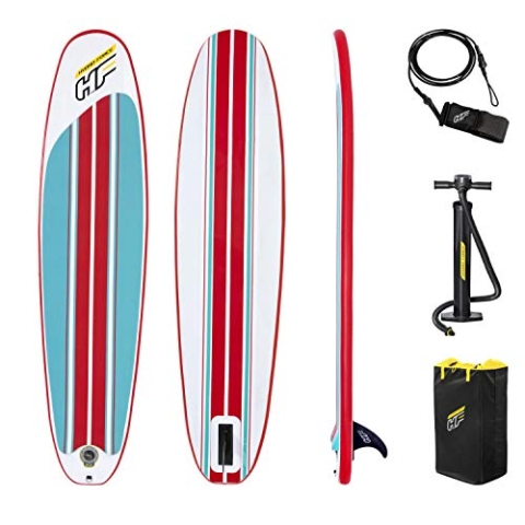 HYDRO FORCE Unisex Jugend 8' x 22"" x 3""/2.43m x 57cm x 7cm COMPACT SURF 8 Aufblasbare Boards für Stand-Up Paddling, Multicolor, 1065315XXX21