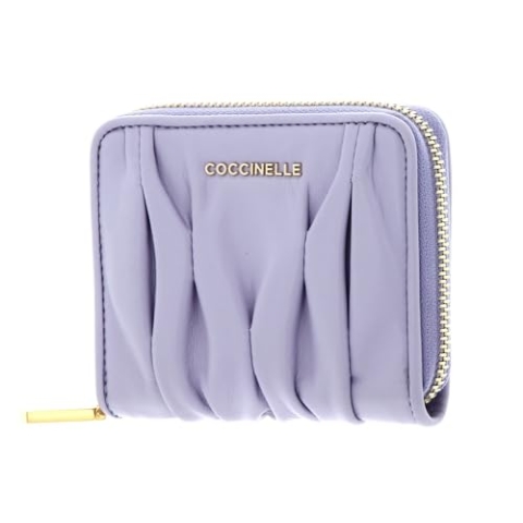 Coccinelle Metallic Goodie Wallet Smooth Calf Leather Soft Lavender