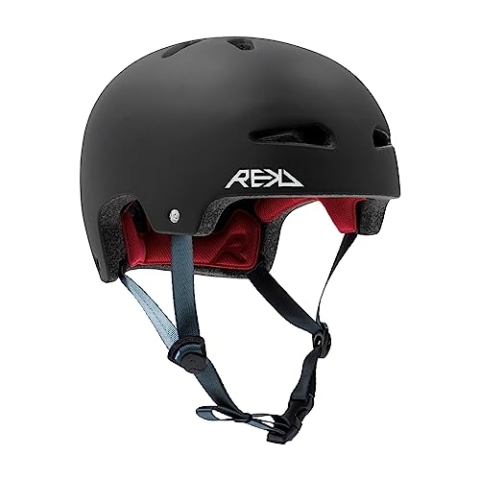 Rekd Ultralite In-Mold Helmet Erwachsene Unisex, Schwarz (Black), 57-59 cm