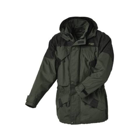 PINEWOOD Unisex Funktionsjacke Lappland Extrem, dunkelgrün/schwarz, XXL, 9093