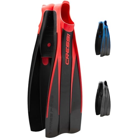 Cressi Free Frog Fins – Tauchen und Schnorchelflossen mit Vollfußflossen, Eva Gummi, Unisex Erwachsene
