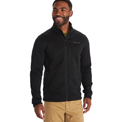 Marmot Herren Drop Line Jacket, Warme Fleecejacke, Outdoor-Jacke mit durchgehendem Reißverschluss, atmungsaktiver und windbeständiger Sweater