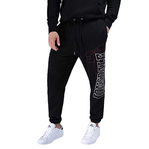 Lonsdale London Dartford Männer Trainingshose schwarz XXL 100% Baumwolle Activewear, Streetwear