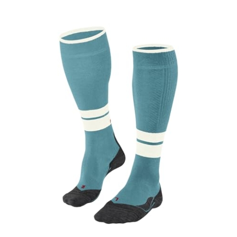 FALKE Damen Wandersocken TK Compression W Kh Wolle Funktionsmaterial mit Kompression 1 Paar, Blau Turquoise 6206, 35-38