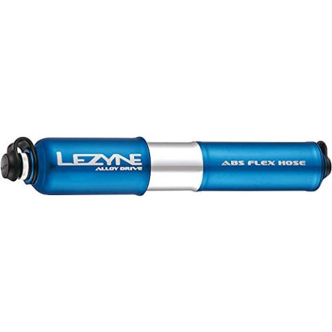 Lezyne Minipumpe CNC Alloy Drive, blau-glänzend, 1-MP-ALLDR-V2S10