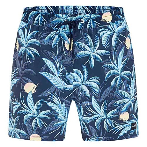 Hurley Herren Cannonball Volley 17' Board-Shorts, Obsidian, L