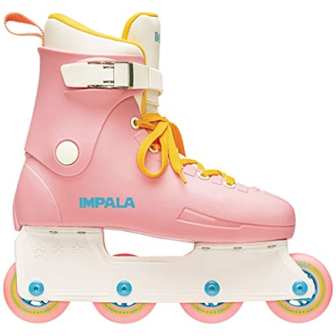Impala Lightspeed Inline Skate (US 7 / EU 38 / UK 5, Pink/Yellow)