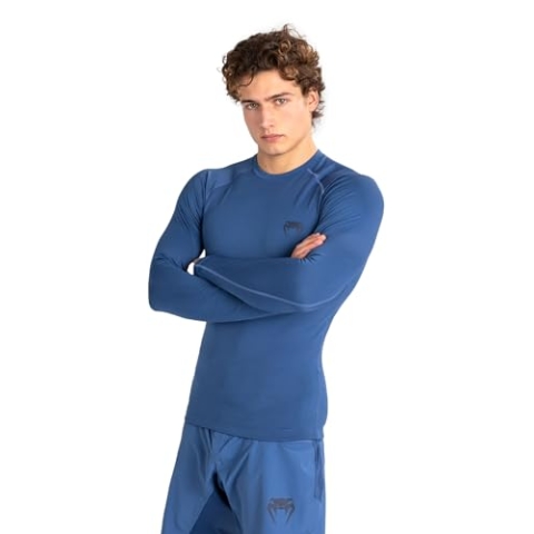 Venum, Contender Langärmeliger Rashguard, Herren, L, Blau