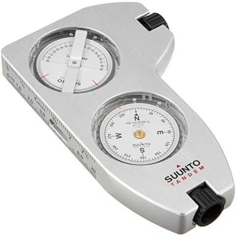 Suunto Kompass/Klinometer Tandem/360PC/360R, Globale Ausrichtung, SS020420000, Weiß