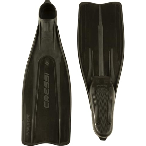 CRESSI Schnorchelflossen & Schwimmflossen Pro Star, schwarz, 37/38, BG185037