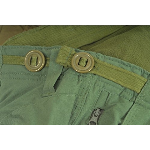 Korda Polar Kombats Dark Olive Small KCL085 Hose mit Fleece Winterhose Angelhose