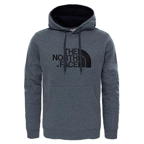 The North Face Herren Kapuzenpullover Herren Drew Peak Kapuzenpullover, TNF Medium Grey Heather (Std)/TNF Black, L, T0AHJYLXS