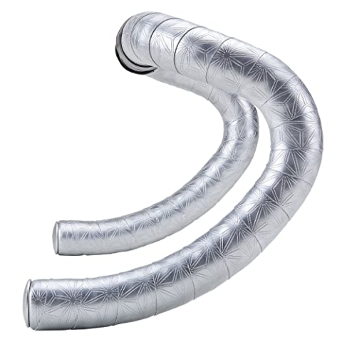 SUPACAZ BLING Silber mit schwarzen Steckern + Silikongel Standard