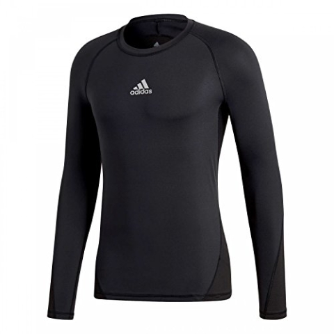 adidas Herren Trainingsshirt Alphaskin Sport Longsleeve, Black, S, CW9486