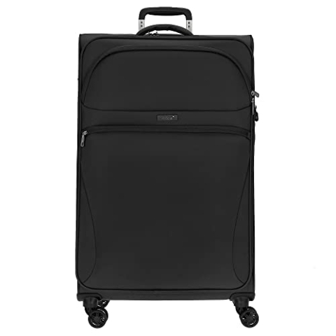 D&N Travel Line 9104-4-Rollen-Trolley L 78 cm erw. schwarz