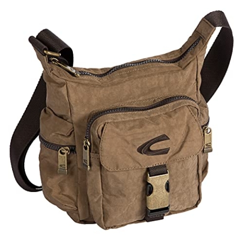 camel active Journey Herren Umhängetasche Crossbody Bag Klein Beige