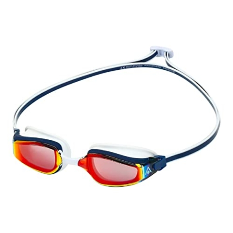 Aqua Sphere Schwimmbrille Marke Modell Schwimmbrille für Erwachsene Fastlane Marineblau Erwachsene