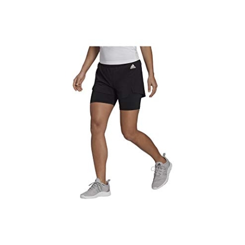Adidas Damen 3-Stripes Sport Shorts, Black/White, XS