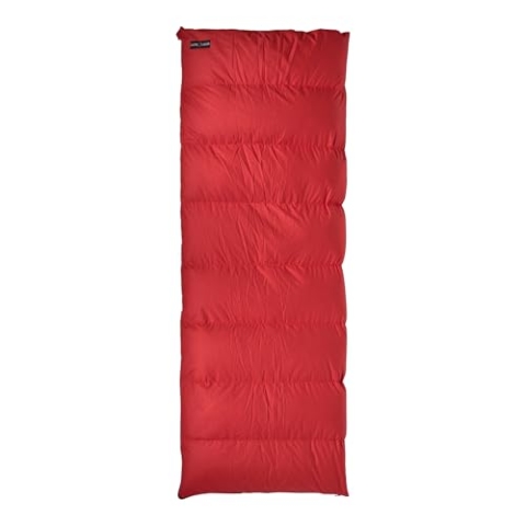 LOWLAND OUTDOOR Companion Economy Daunen Deckenschlafsäcke, Rot, 210x80 cm