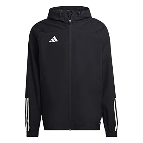adidas Mens Jacket Tiro 23 Competition All-Weather Jacket, Black, HK7656, XS