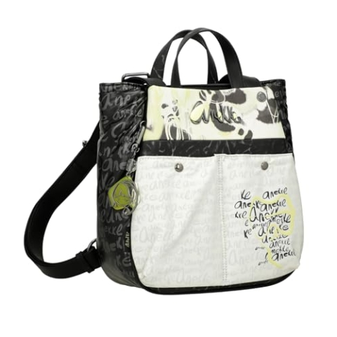 Memories Rucksack, großes Fassungsvermögen, mit verstellbaren Griffen und funktionalen Taschen, urbaner Stil, Maße: 28 x 30 x 10 cm, Mehrfarbig