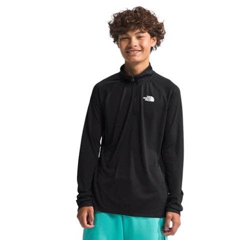 The North Face NF0A870QJK31 Teen Never Stop 1/4 Zip Sweatshirt Unisex TNF Black Größe XL