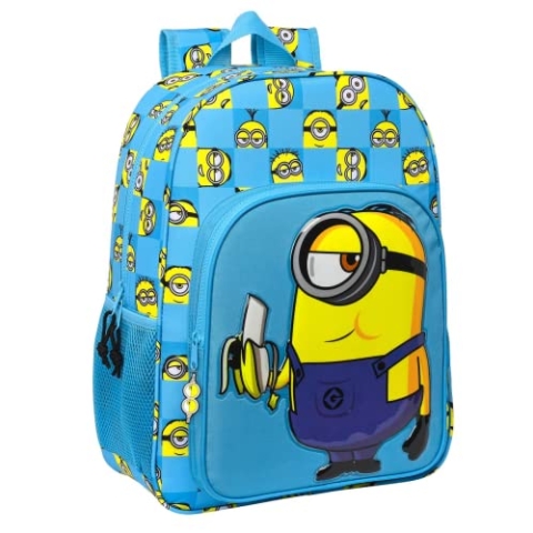 safta Minions Minionstatic Schulrucksack für Kinder, 330 x 140 x 420 mm