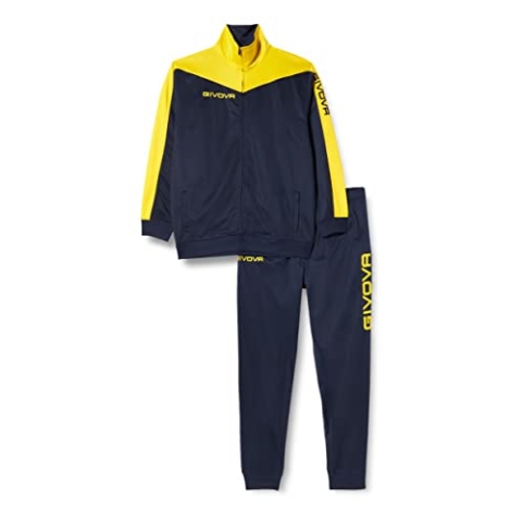 Givova TUTA ROMA TRIACETATO BLU/GIALLO Tg. 4XL