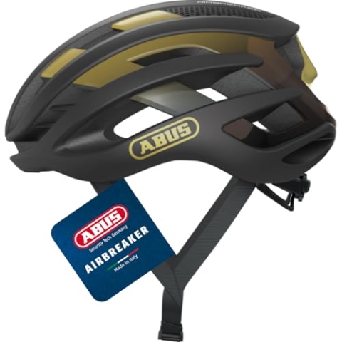 ABUS Unisex, Fahrradhelm, Schwarz (Black Gold), S (51-55 cm)