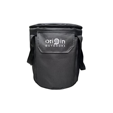 Origin Outdoors Unisex – Erwachsene Skadi Raketenofen, Schwarz, 34 x 50 x H 30 cm
